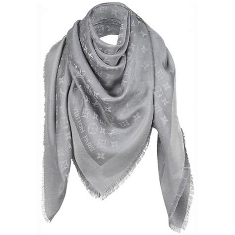 louis vuitton light grey scarf|louis vuitton bandana scarf.